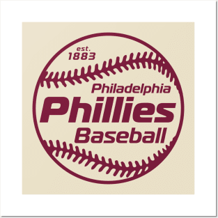 Phillies Retro Ball Posters and Art